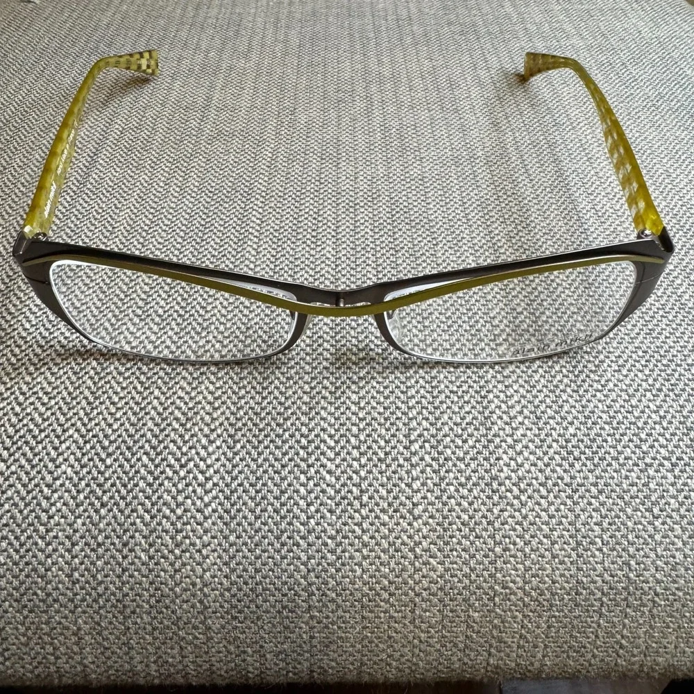 Alain Mikli Moik Brown Yellow Women's Eyeglass Frames France